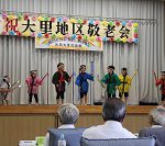 またまた野いちごの園児によるお遊戯「これが日本のお祭りさ」です。かわいらしいお祭りの雰囲気に会場も和やになりました。