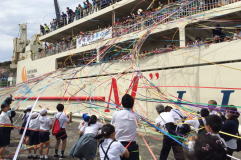 枕崎市少年の船