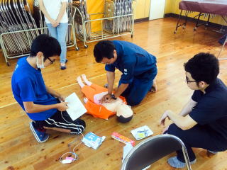 6月25日　救急蘇生法講習会