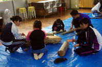 10月13日　ジオ学習（椅子作り）