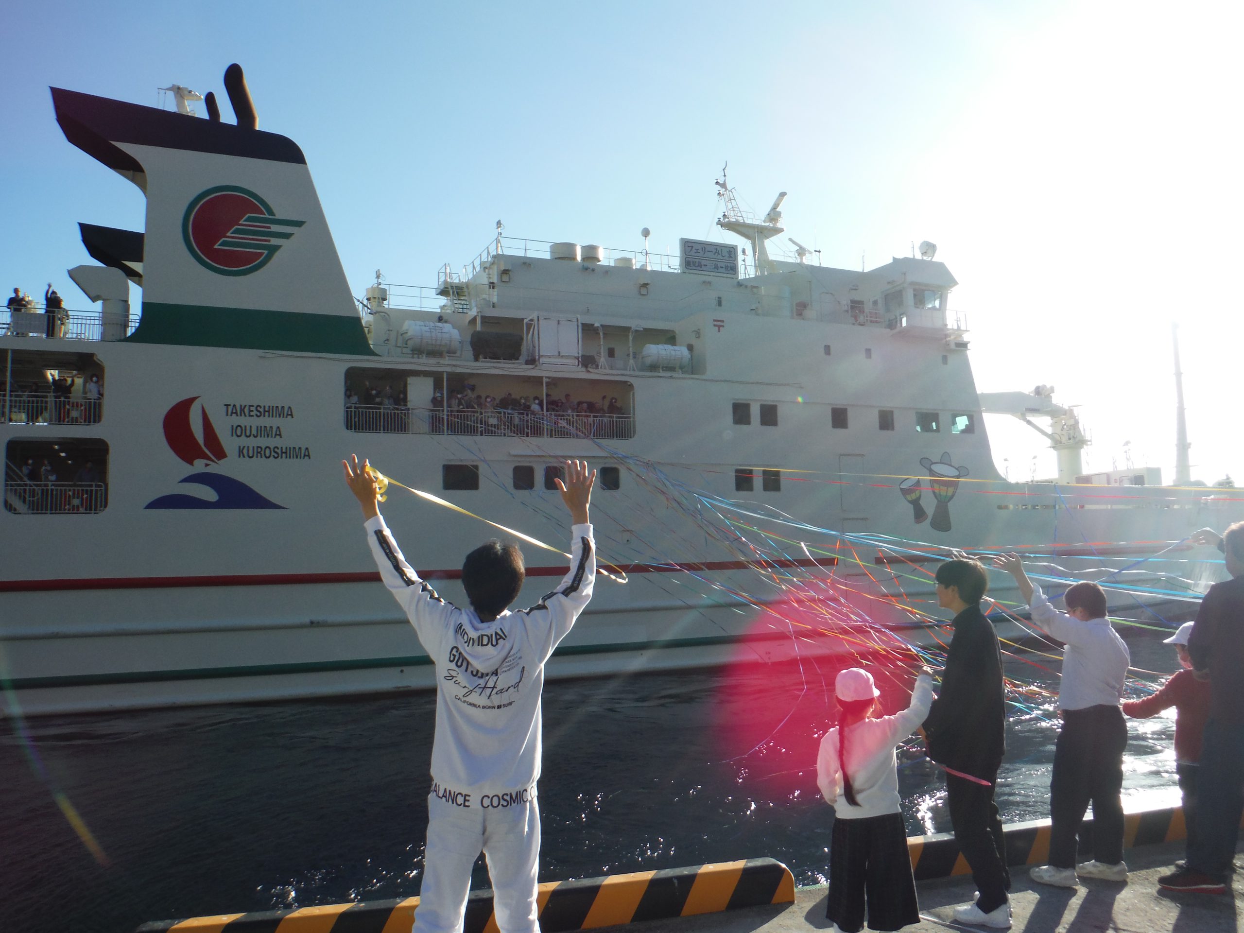 みしまワンデージオクルーズがきたよ　NHKもきたよ